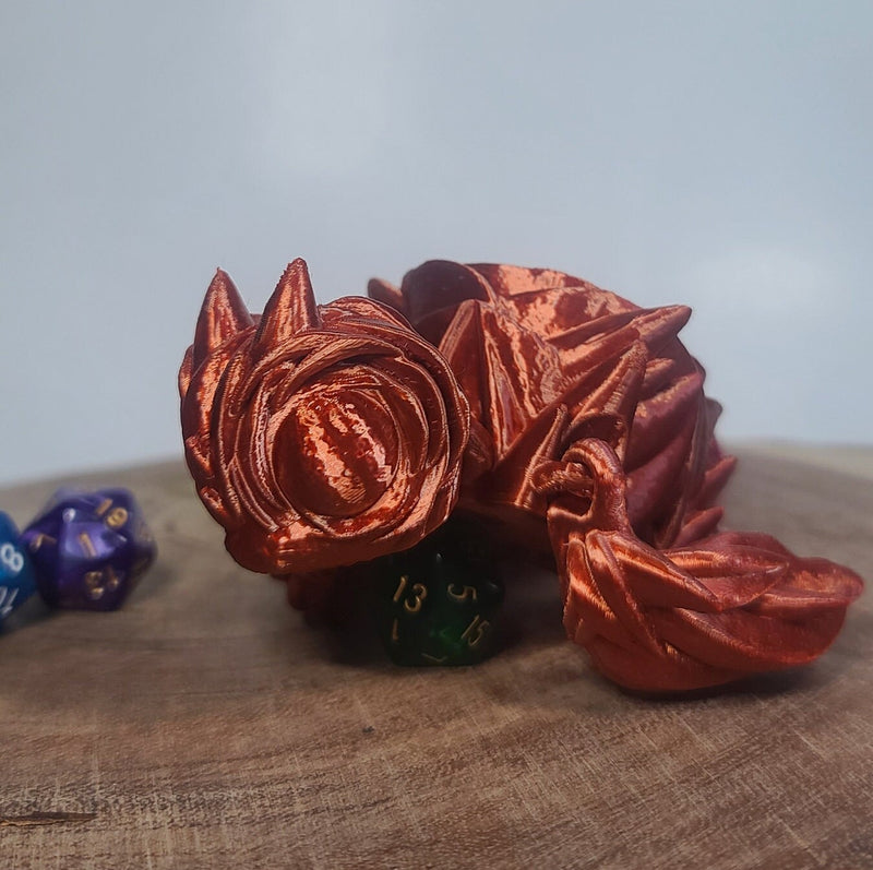 Rose Turtle - Articulated Pet Toy - Cinderwing3d - Prop - Cosplay - Roleplaying - LARP - Costume Pieces - Decorative Items