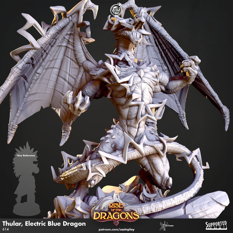 Thular, Electric Blue Dragon | Boss Dragon