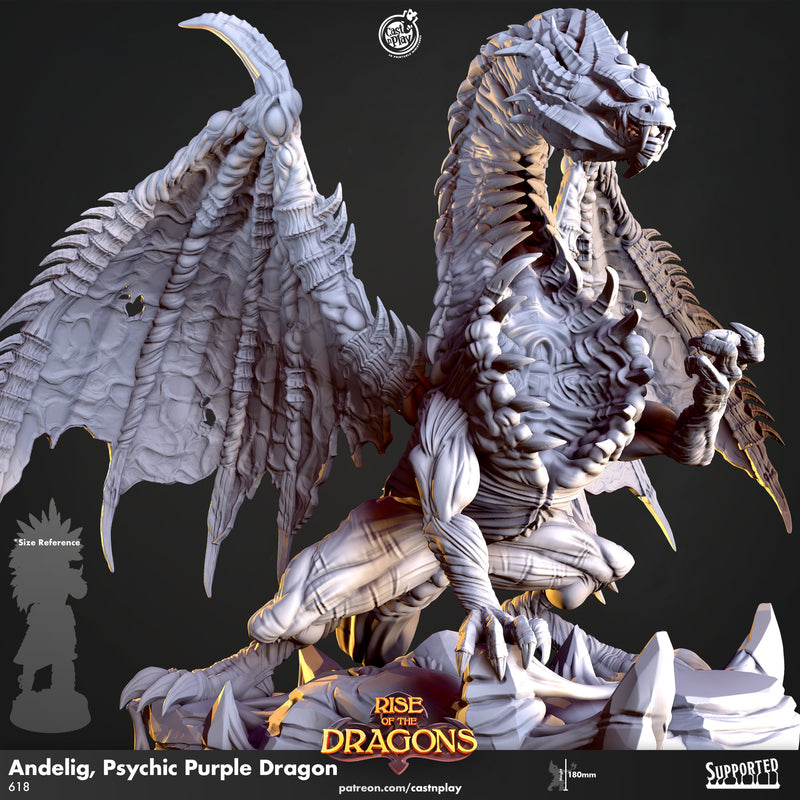 Andelig, Psychic Purple Dragon | Boss Dragon