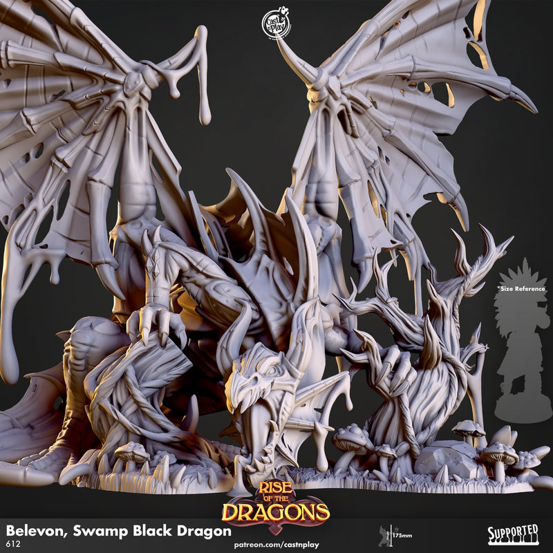 Belevon, Swamp Black Dragon | Boss Dragon