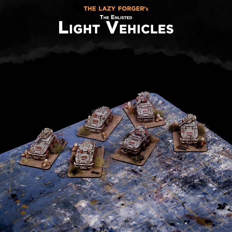 Light Vehicles - Battlefields of Tomorrow - 6mm - 10mm - The Lazy Forger
