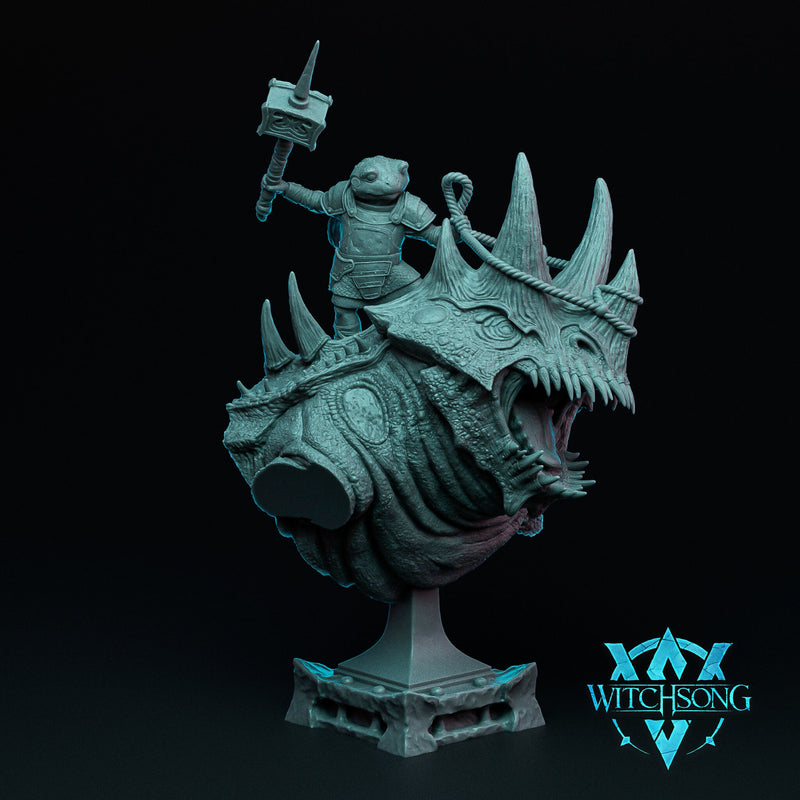 The Toad Lord - Bust Option - Witchsong Miniatures
