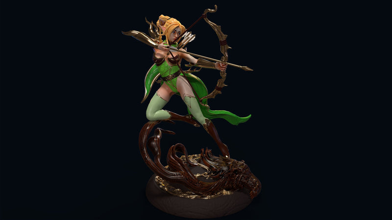 Wood Elf Archer 32mm & 75mm options | Hold My Miniatures