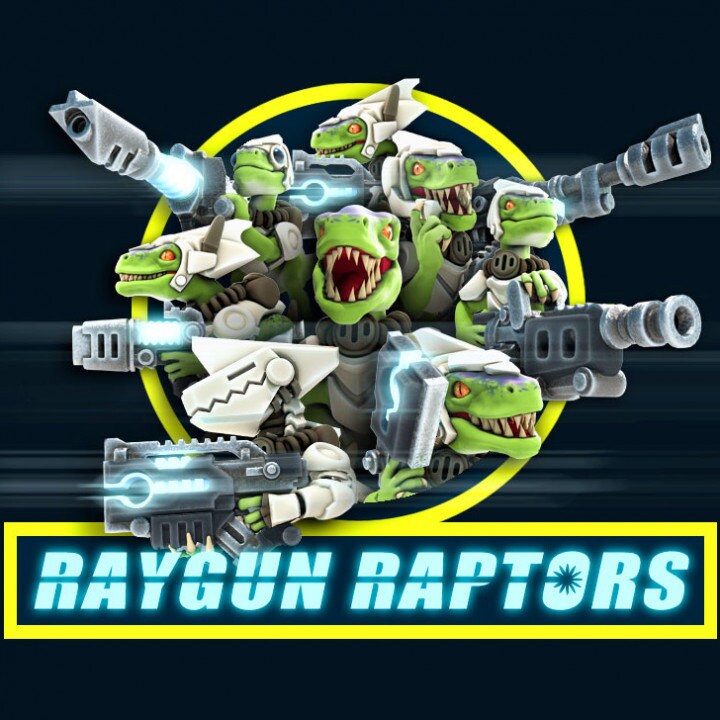 Raygun Raptors Command Squad | 28/32mm
