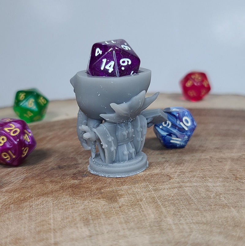 Mind Flayer Spell Caster D20 Dice Holder - DiceHeads - Chibi Dice Jail | D&D