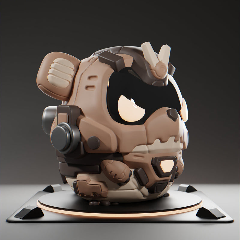 Mech Animals | Bear, Rabbit, Lizard and Chicken| Grumpii | Chonki Boi Mini | Art Toy | Chibi