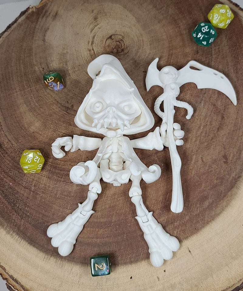 Grim Reaper - Twisty Prints - Articulated Toy - Prop - Cosplay - Roleplaying - LARP - Costume Pieces - Decorative Items