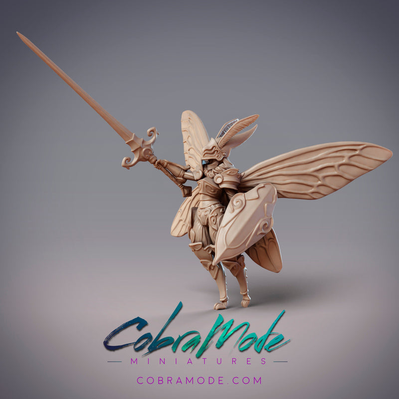 Neria - Noctuoidea Decertator | 32mm - 54mm | Cobramode - Animal kin, Dungeons and Dragons, Pathfinder, Frostgrave