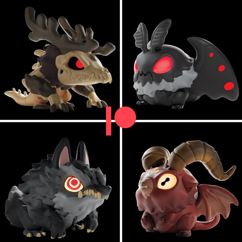 Grumpiween | Werewolf, Mothman, Devil Goat, Wendigo | Grumpii | Chonki Boi Mini | Art Toy | Chibi